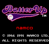 Batter Up (USA, Europe) Title Screen